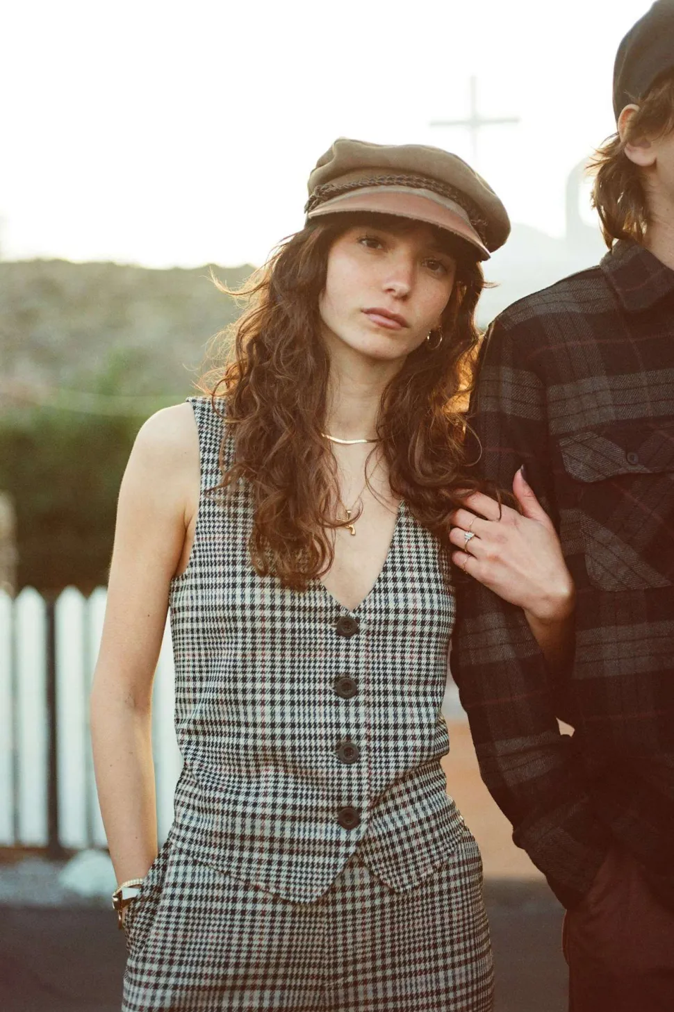Menswear Plaid Leisure Vest