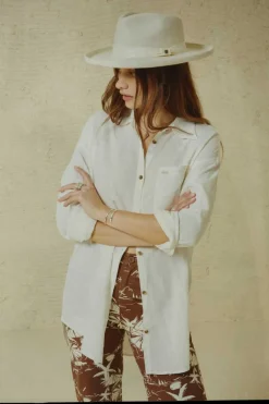 Vintage Linen L/S Woven Shirtdress